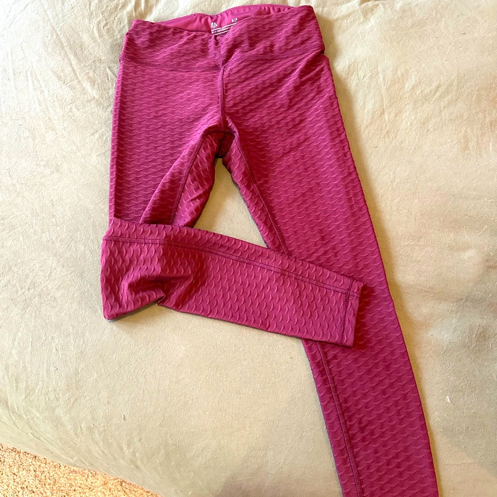 Long leggings - alpha prime - maroon - brand new - never worn